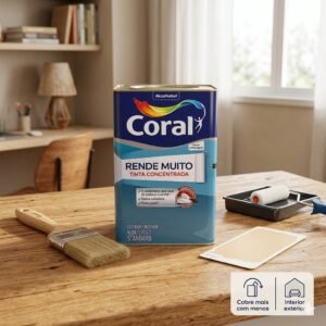 Tinta Acrílica Fosco Rende e Muito 18l Branco